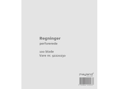 Regningsblok 92 2202 30 126x148mm 100 blade