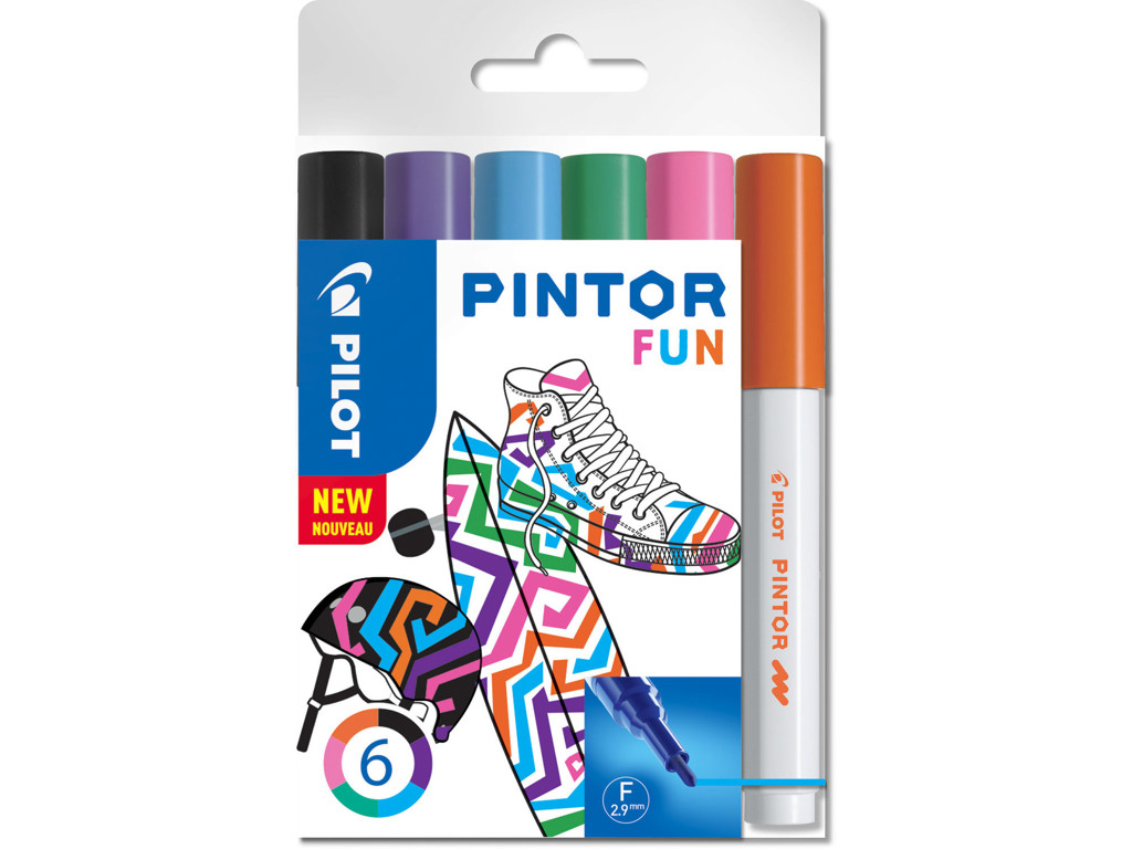 Marker Pilot Pintor Fun fine 6 ass