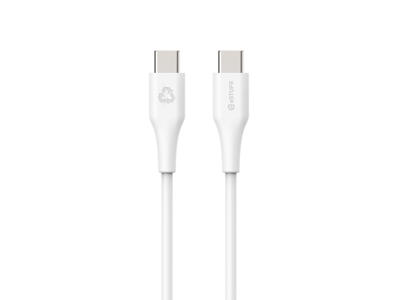 Kabel USB-C til USB-C eSTUFF 1 meter hvid