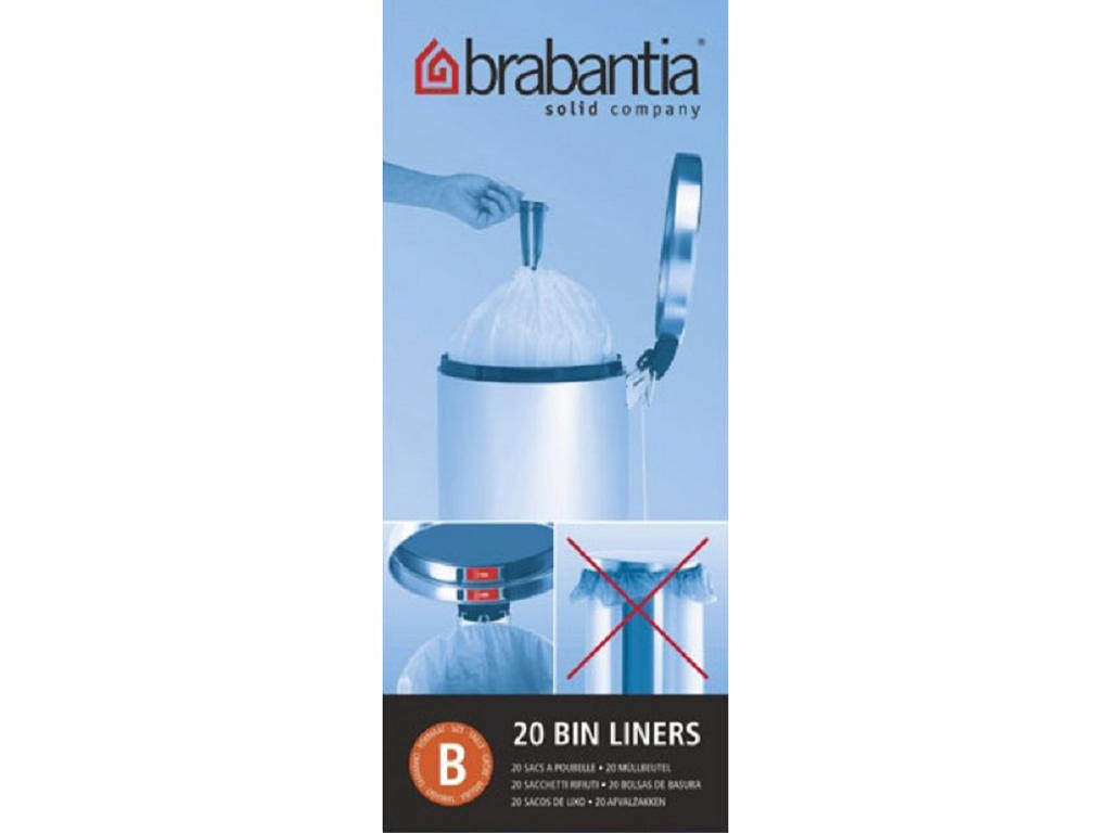 Affaldspose Brabantia model B 5 liter 40 stk