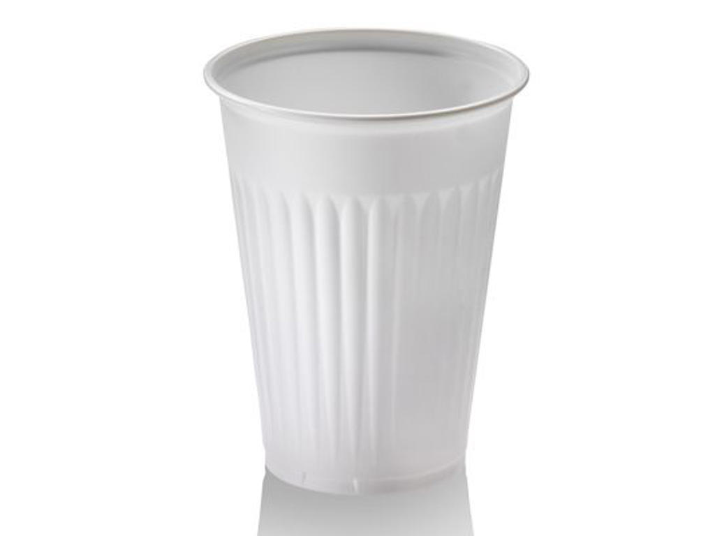 Automatbæger CLPA 18cl hvid 3000 stk. bionedbrydelig