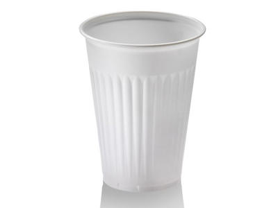 Automatbæger CLPA 18cl hvid 3000 stk. bionedbrydelig