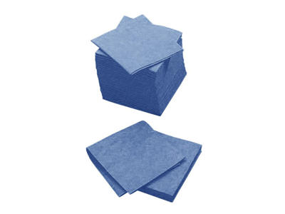 Klud rengøring 38x38 cm blå 200 stk
