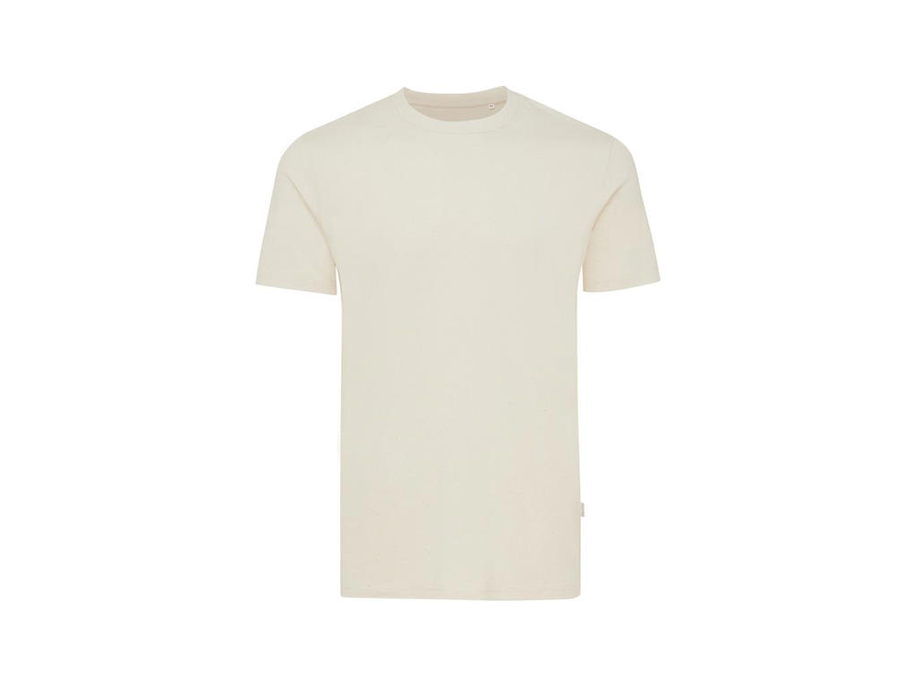 Iqoniq Manuel ufarvet t-shirt i genanvendt bomuld, natural raw