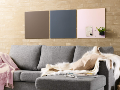 Magnetisk glastavle Naga | 45 x 45 cm | Beige