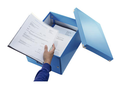 Arkivkasse M | Leitz | Click&Store | blå