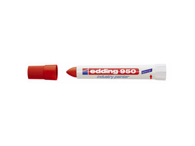 Marker Edding 950 rød industri