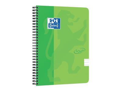 Notesbog Oxford Touch A5+ 90gr. lin grøn
