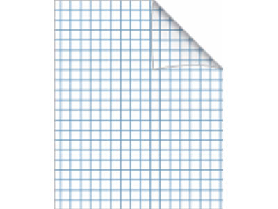 Skolehæfte 17x21 cm 10x10mm kvad brun