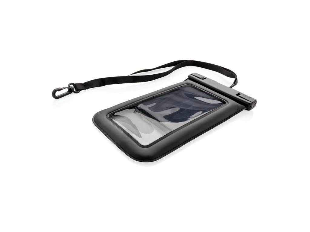 Flydende telefon etui - IPX8 vandtæt, sort