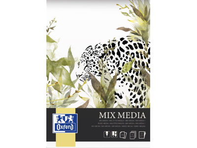 Kunstblok A4 225gr Oxford Mix Media 25 ark