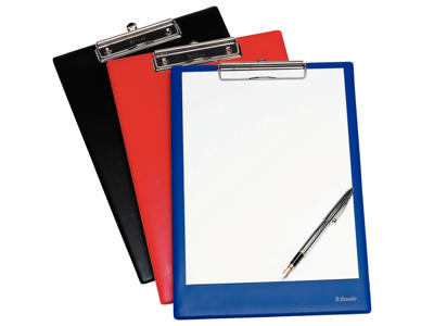 Clipboard A4 uden omslag sort