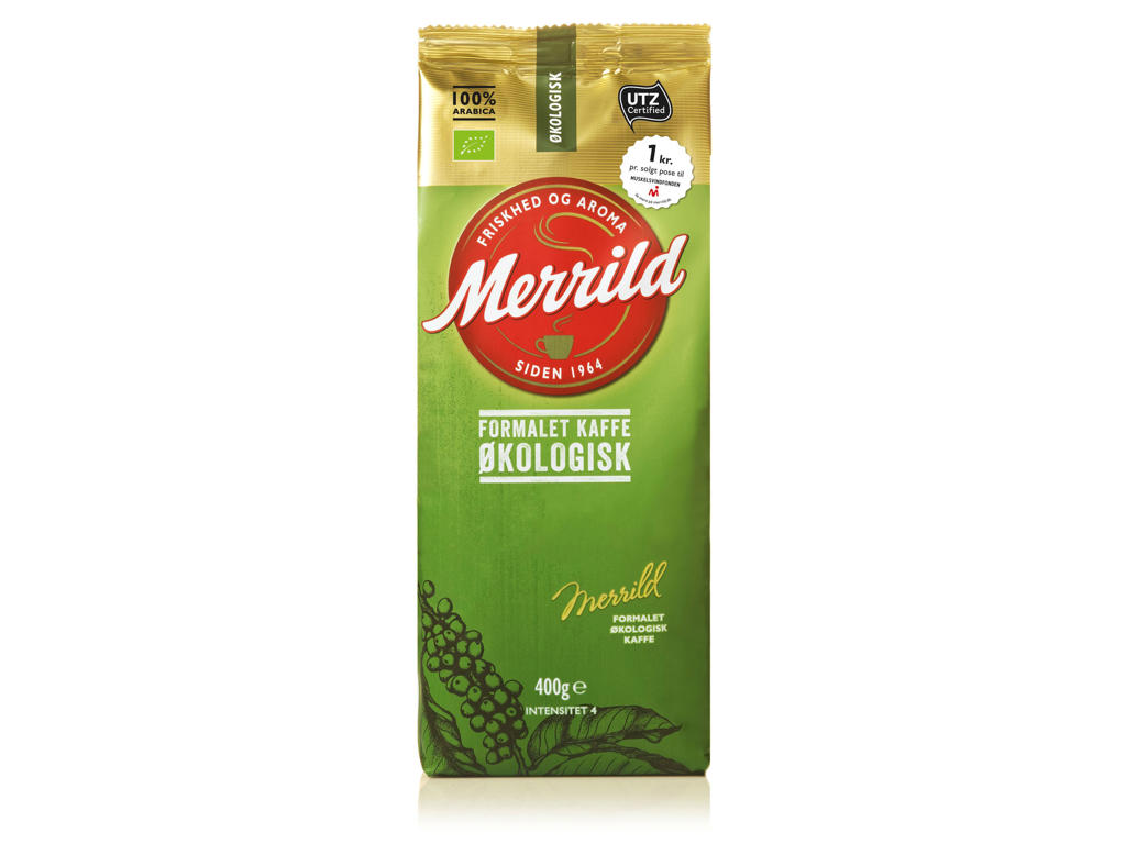 Merrild kaffe | Økologisk | Formalet | 400 g