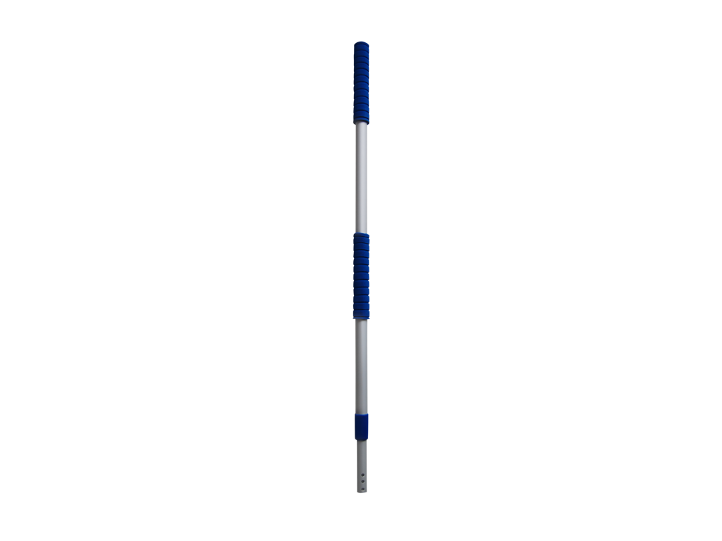 Teleskopskaft Clean Plus med skumgreb 100-180cm alu/blå