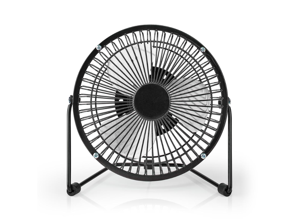 Ventilator bord mini Ø 10 cm usb sort