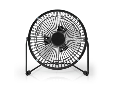 Ventilator bord mini Ø 10 cm usb sort