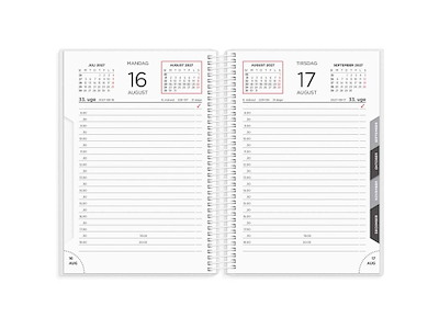 Dagkalender hvid PP-plast 2027