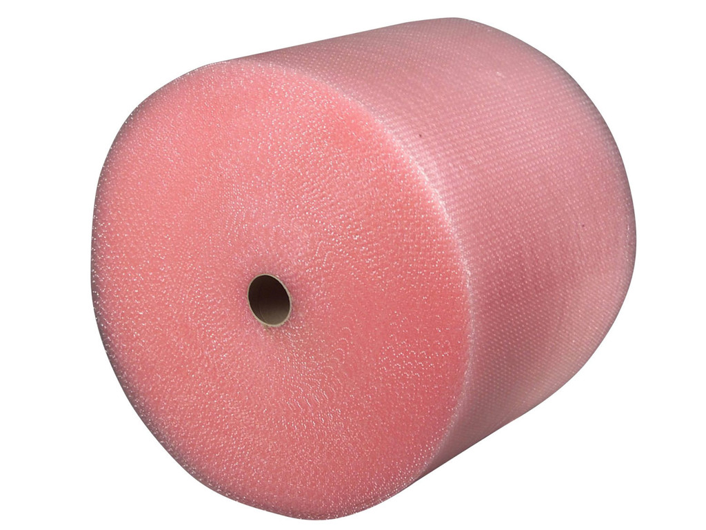 Bobleplast antistatisk rosa 100 cm x 50 meter