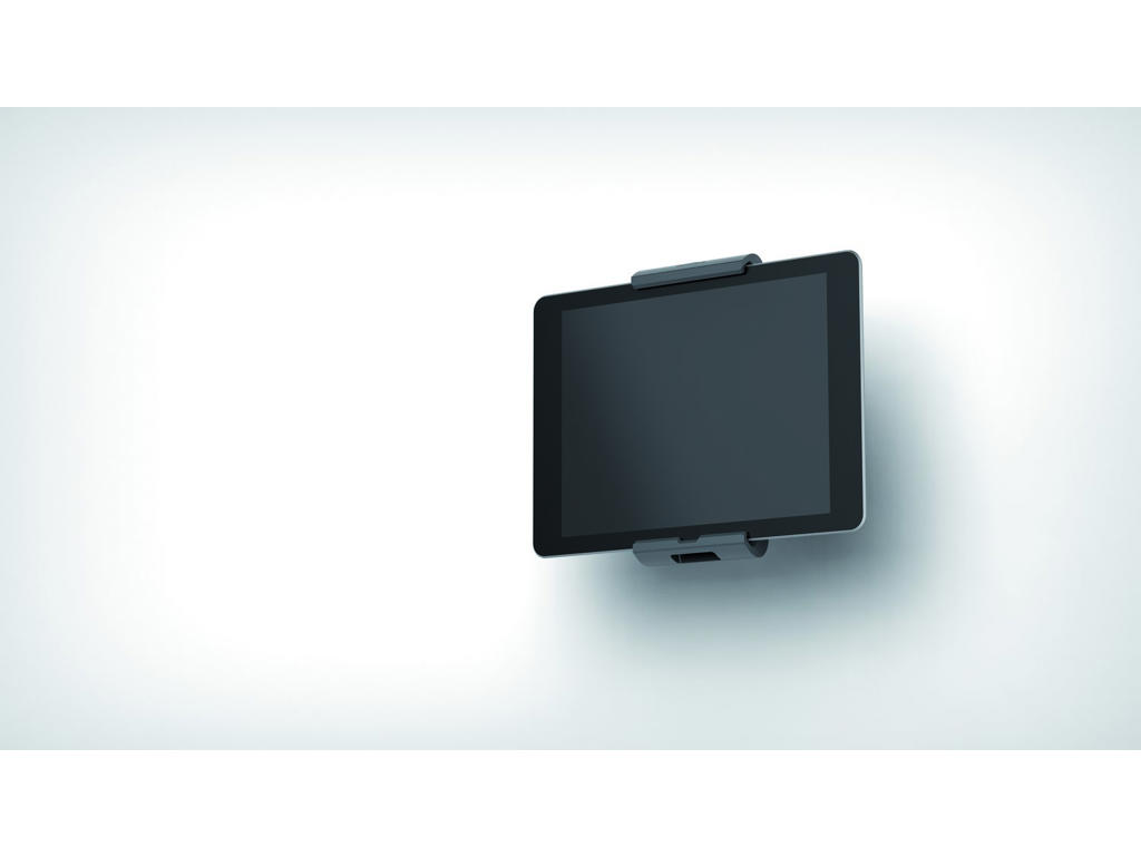 Tabletholder til væg sølv 