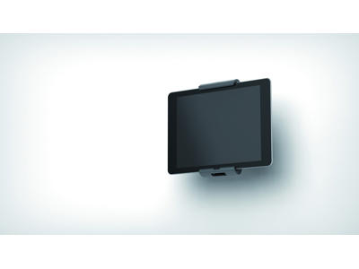 Tabletholder til væg sølv 