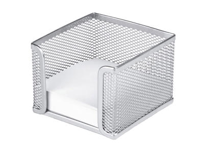 Memoholder metal sølv 