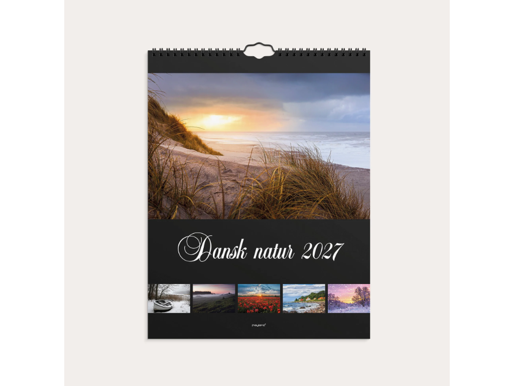 Vægkalender Dansk natur 2027