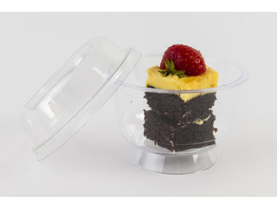 Højt låg til dessertbæger 50 stk